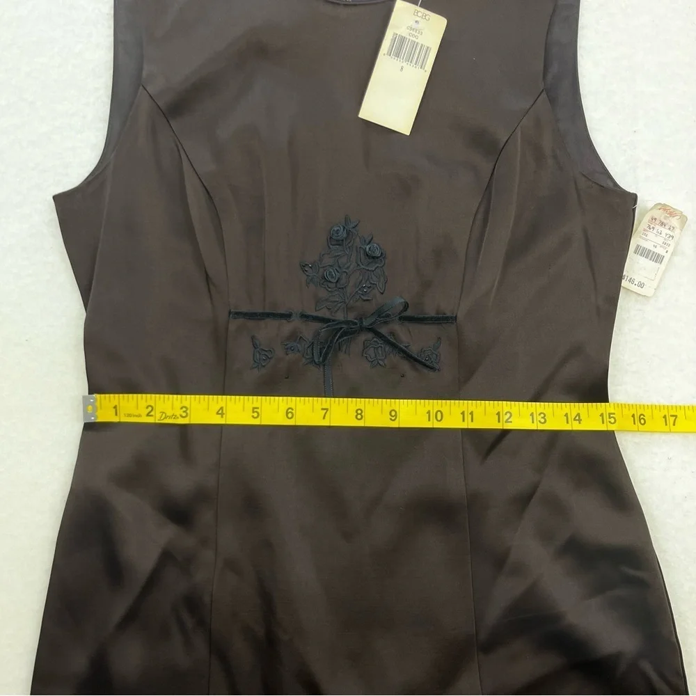 NWT Vintage BCBGMAXAZRIA Brown Dress Size 8